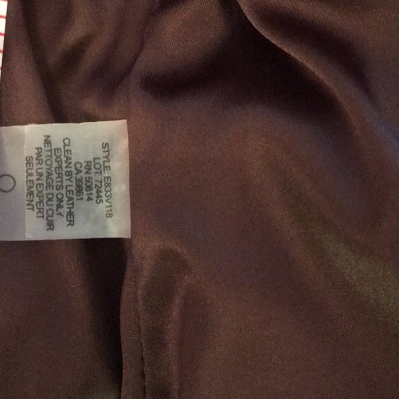 NWOT Elie Tahari brown leather jacket size L - Picture 6 of 13